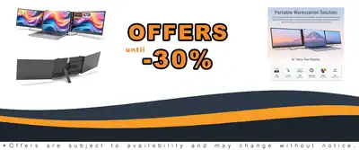 14 Inch Triple Laptop Screen Extender 1080P FHD IPS Monitor