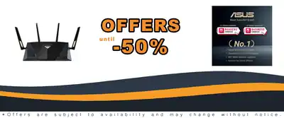 ASUS RT-BE88U AiMesh Router - Extendable Performance 4K-QAM