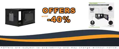 NavePoint 6U Server Cabinet Wall Mount Rack Enclosure