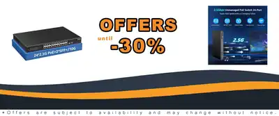 YuanLey 26 Port 2.5G PoE Switch Unmanaged